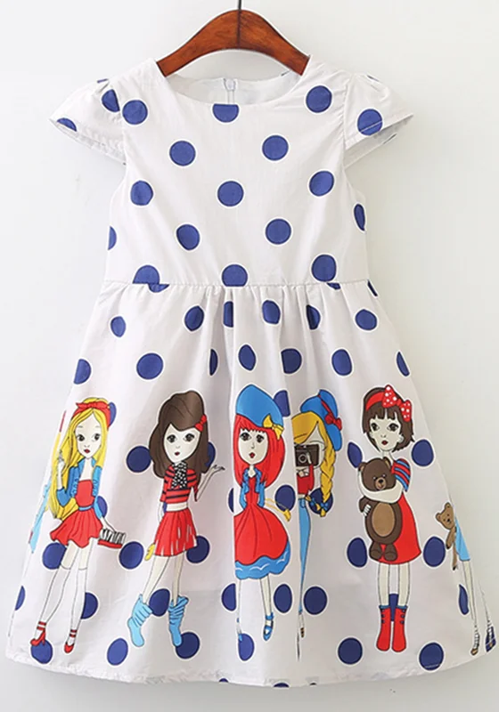 Corduroy Polka Dots Dress Unique unclassified dresses